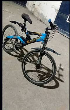 Mountain bicycle-26 inch-7 speed/gears with shock resistor spring