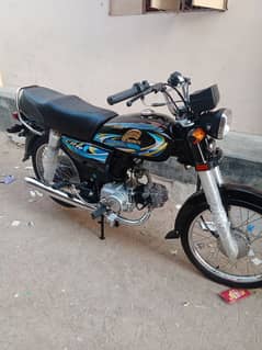 Crown 70cc motorbike | new 0 meter condition | text pad documented