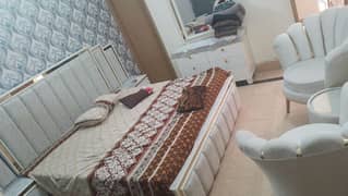 BedSet flower chairs Sighty and  L-shape sofa
