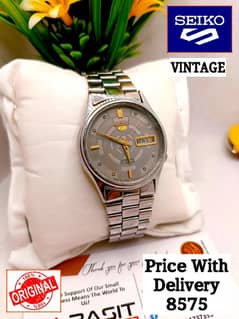 Seiko 5 CITIZENS ORIENT AUTOMATIC MEN WRIST WATCH 03161737353