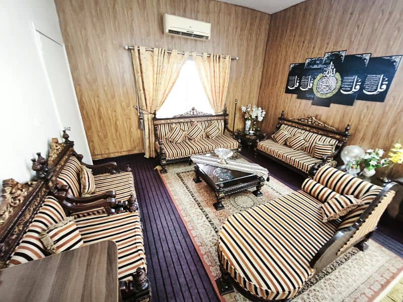 7 Seater Sofa Set with 3 Tables 0