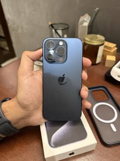 iPhone 15 Pro - PTA Approved - Blue - 128 gb