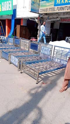 Steel Single Size Beds