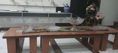 round table for four person and the center table