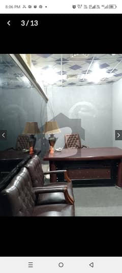 corner furnished shop lower ground for rent in zaineb Tower model Town Link Road Lahore