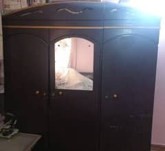 wooden Almerah and show case