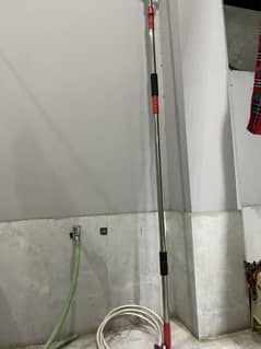 Solar cleaning brush 10 feet steel pipe