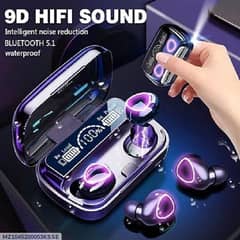 earbuds with fast charging and flashlight - long lasting earbuds (COD)