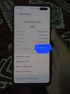 Samsung s10 plus 5g 8/512 no exchange