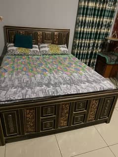Pure wooden bed