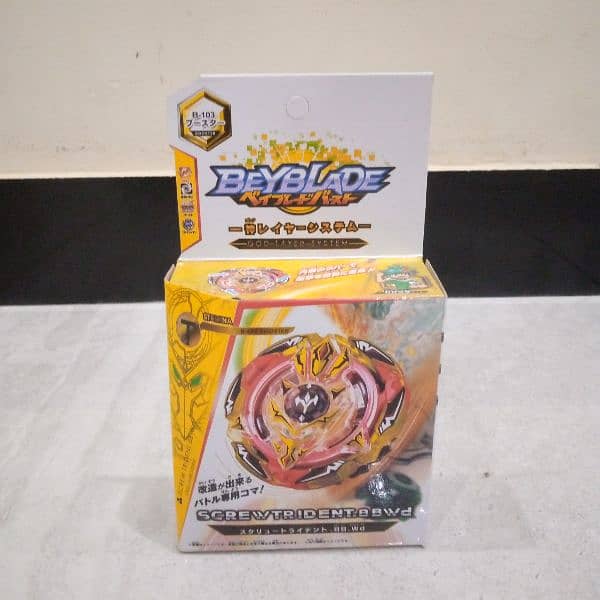 BEYBLADE WITH LAUNCHER STRIKE GOD VALKYRIE MUCEN FULLY METALLIC (NEW) 3