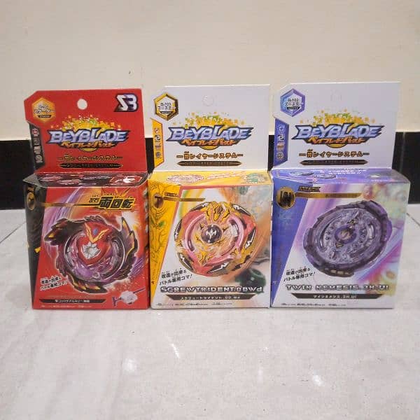 BEYBLADE WITH LAUNCHER STRIKE GOD VALKYRIE MUCEN FULLY METALLIC (NEW) 4