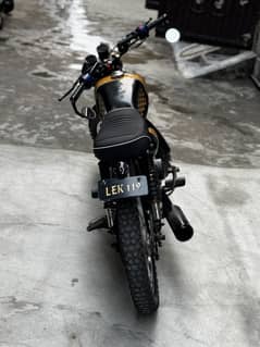 Honda cd 70 premium cafe racer