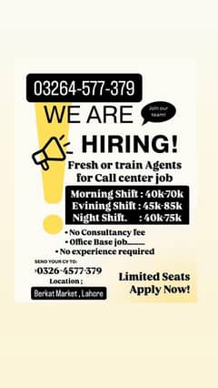 Call center job 03264577379 For females