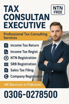 Income Tax, NTN, Sales Tax, SRB, Trademark & Company
                                title=