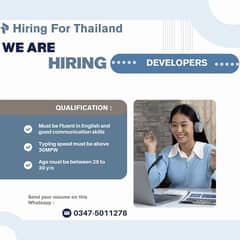 its a full time job and its for both male and female.