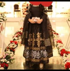 black maxi dress