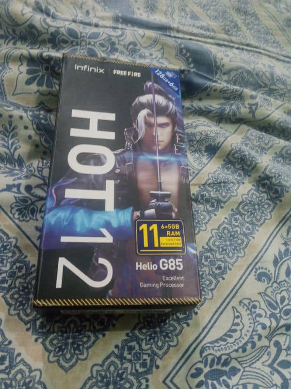 infinix hot 12 6+5/128 with box 2