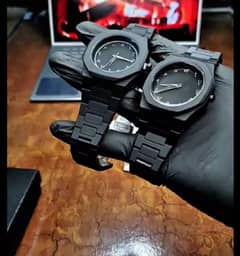 luxury Black Arabic Aura Watch