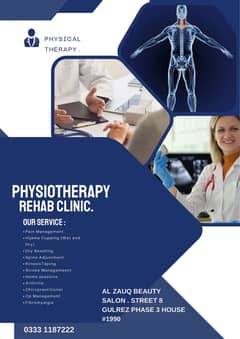 PHYSICAL THERAPIST IN GULRAIZ, BAHRIA , PWD, SOAN GARDENS AND CARCHOWK