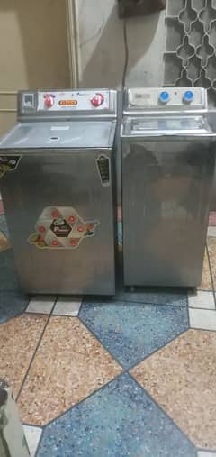 Steel washing and dryer machine