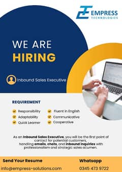 Inbound Sales Executive