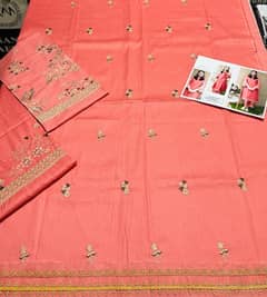 branded lawn fabric 2 PC with free delivery