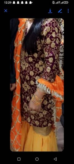 heavy stitched dress
