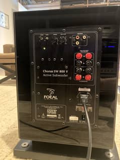Focal SW800v 11” subwoofer like svs Klipsch denon marantz Yamaha