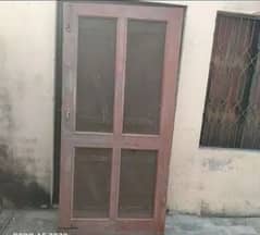 A wooden door in a neat condition