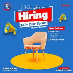 Male Sales Executives & Female Receptionist