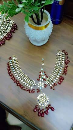 New design bridal jewelry set orignal kundan watsapp num 03075057450