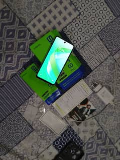 Infinix smart 8 pro 4+4 128 with box charger official pta proof