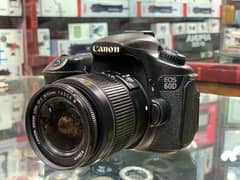 DSLR camera canon 60d kit lens 18/55 WhatsApp and sim 03212306356
