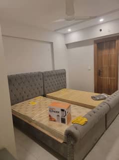 2 single bed plus 1 side table