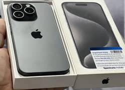15 pro jv 128 gb Black titanium