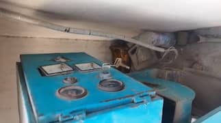made in core engine  6.5 KVA gas  generator is on working
