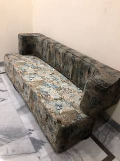 sofa kam bed full form , easy movable