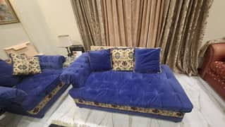 5-Seater Sofa Se Deewant Premier Color Blue with contrast