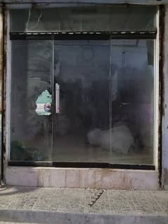 glass door