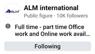 we are having staff for online marketing and office work