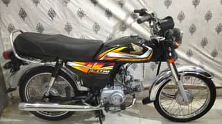 Honda Cd 70 2022 model urjante sale