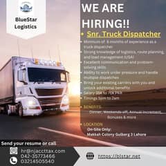 Snr Truck Dispatcher