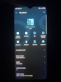 I'm selling my mobile Techno spark 8c Ram 4 Rom 64 gb