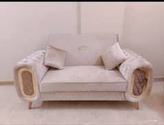 sofa repair and fabric change.