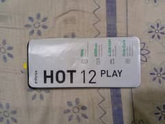 Infinix hot 12 play mobile New condition,03235100342
