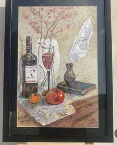 Pointillism art