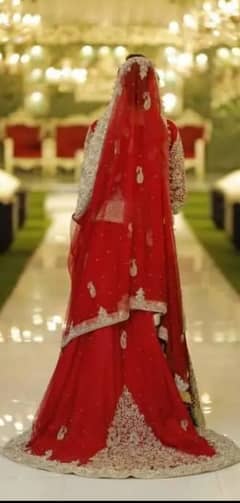 Pure hand made work bridal dress