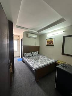 E-11/2 Crown Bussiness center 1 bedroom apartment for sale in family building.