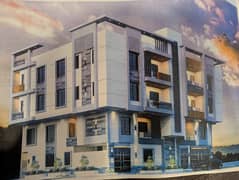 PECHS block 2 Ground floor portion for sale 3 sides corner project On Booking